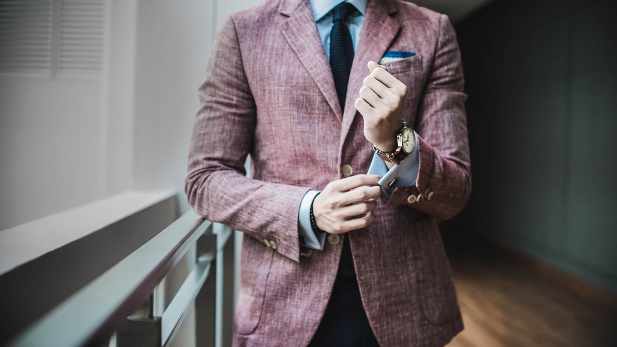 Man Wearing Business Attire